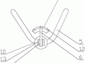 汉斯电动棘轮188v扳手，电动棘轮扳手工作原理示意图