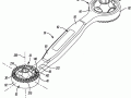 东城电动充电棘轮扳手，电动棘轮扳手工作原理示意图