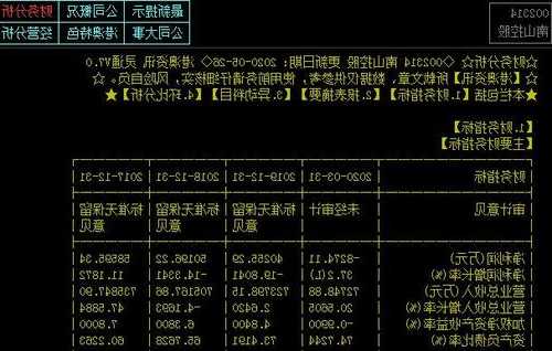 包含南山控股股票的词条-第1张图片-ZBLOG